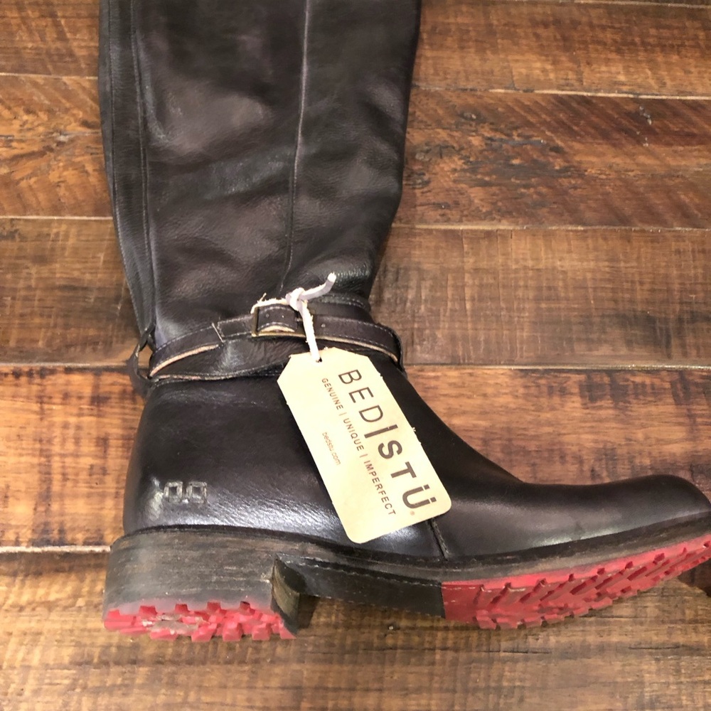 Bed Stu tall boots Wide calf